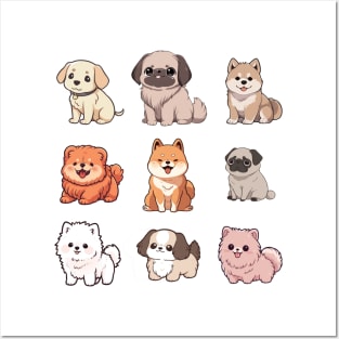 Cute Dog Sticker Pack Posters and Art